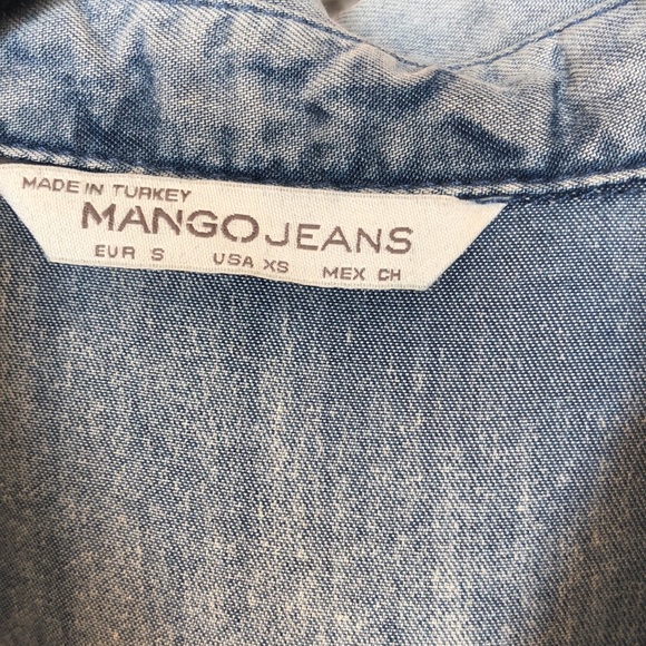 MANGO Chambray Ombré button up - Picture 2 of 7